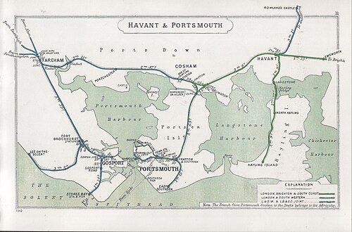 Hayling Island branch line